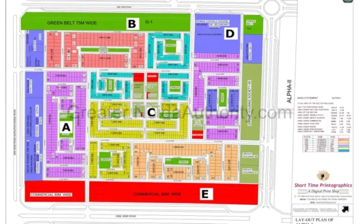 A modern residential building with multiple balconies and large windows in Greater Noida, reflecting the city's urban development and growth."