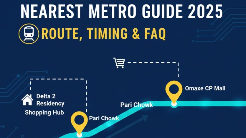 Delta 1 & Delta 2 nearest metro guide