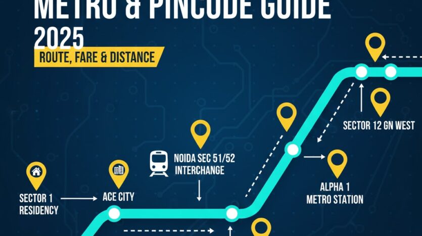 Greater-Noida-Sector-1-to-12-Metro-Map-2025