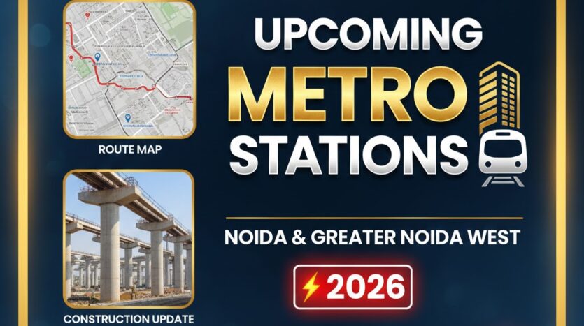 upcoming metro stations in Noida & Greater Noida West phase 1